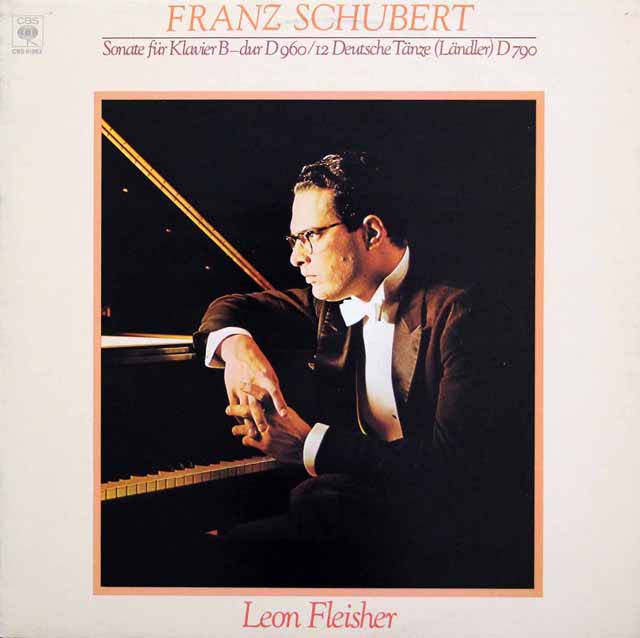 フライシャーのシューベルト/ピアノソナタ第21番、12のドイツ舞曲　独CBS　3798　LP レコード