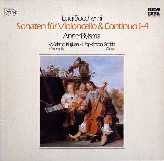 ビルスマのボッケリーニ/チェロと通奏低音のためのソナタ集　独RCA（SEON）　3334　LP レコード