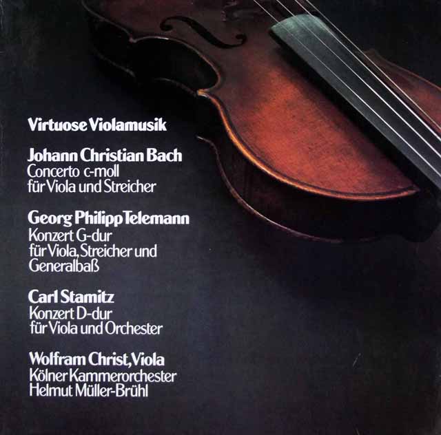 クリストのヴィオラ協奏曲集　独schwann　3334　LP レコード