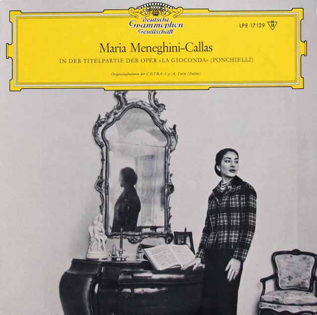 【10インチ盤】　カラス、ヴォットーのポンキエッリ/「ジョコンダ」抜粋　独DGG　3334　LP レコード