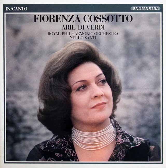 コッソットのヴェルディ/オペラ・アリア集　伊IN/CANTO　3798　LP レコード