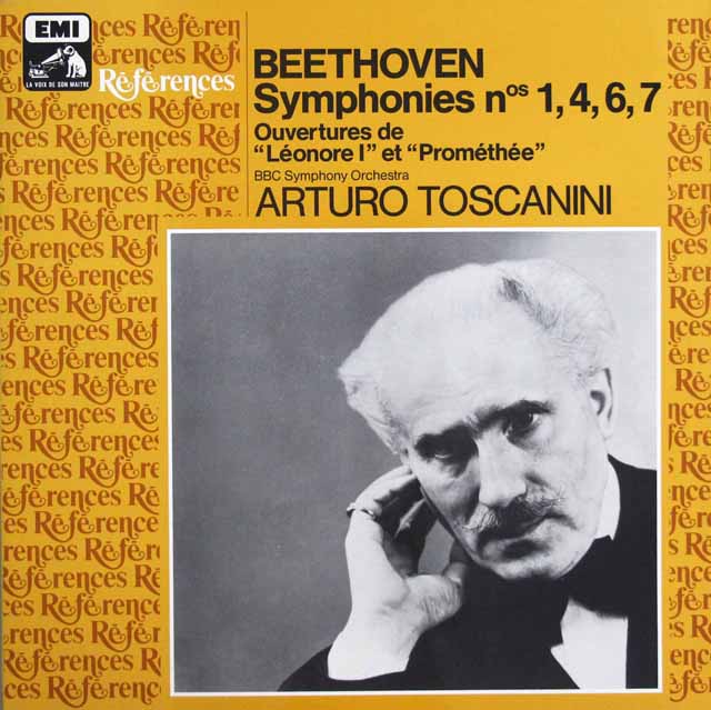 トスカニーニのベートーヴェン/交響曲第6番「田園」ほか　仏EMI　3335　LP レコード
