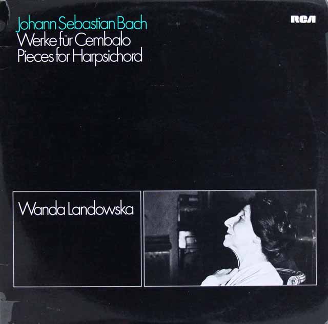 ランドフスカのバッハ/ゴルトベルク変奏曲ほか　独RCA　3335　LP レコード