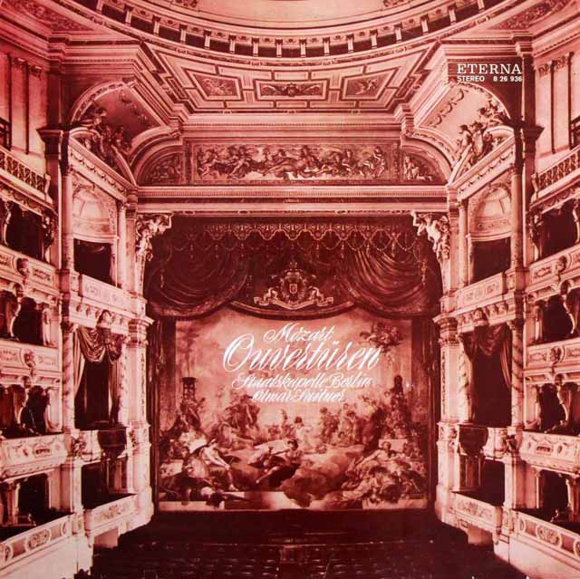 スウィトナーのモーツァルト/序曲集　独ETERNA　3798　LP レコード