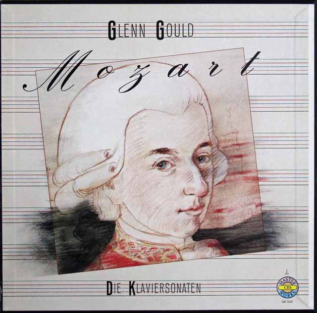 グールドのモーツァルト/ピアノソナタ全集 　独CBS　3335　LP レコード