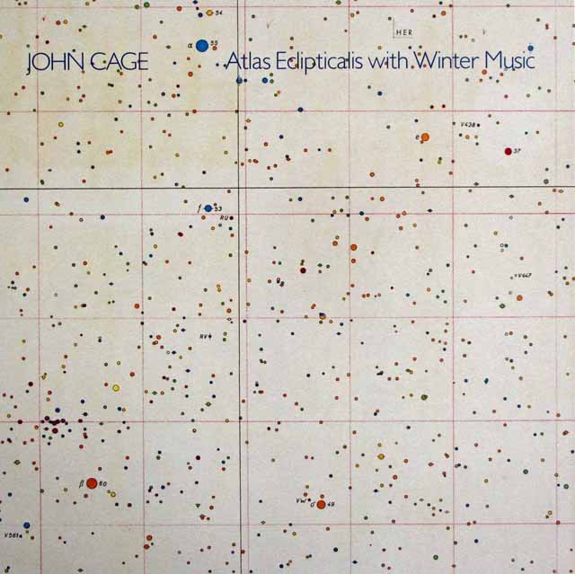 ジョン・ケージの自作自演/アトラス・エクリプティカリスほか　独mode　3798　LP レコード
