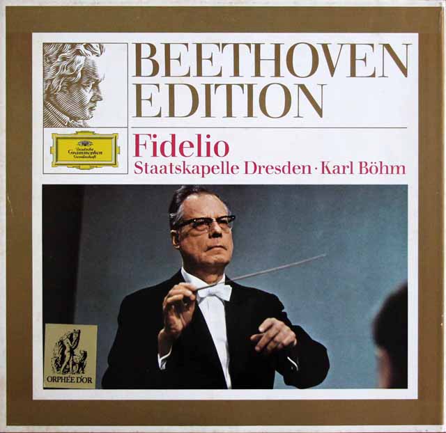 ベームのベートーヴェン/「フィデリオ」全曲　独DGG　3335　LP レコード
