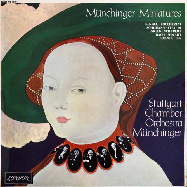 ミュンヒンガーの管弦楽小品集　英LONDON　3336　LP レコード