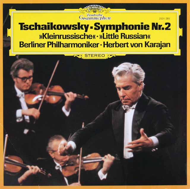 カラヤンのチャイコフスキー/交響曲第2番「小ロシア」　独DGG　3336　LP レコード