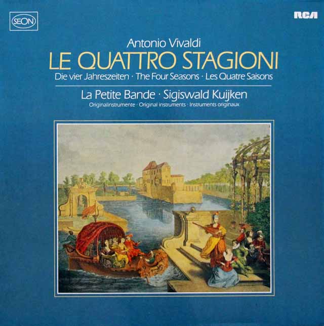 クイケン、ラ・プティット・バンドのヴィヴァルディ/「四季」　独RCA（SEON)　3336　LP レコード