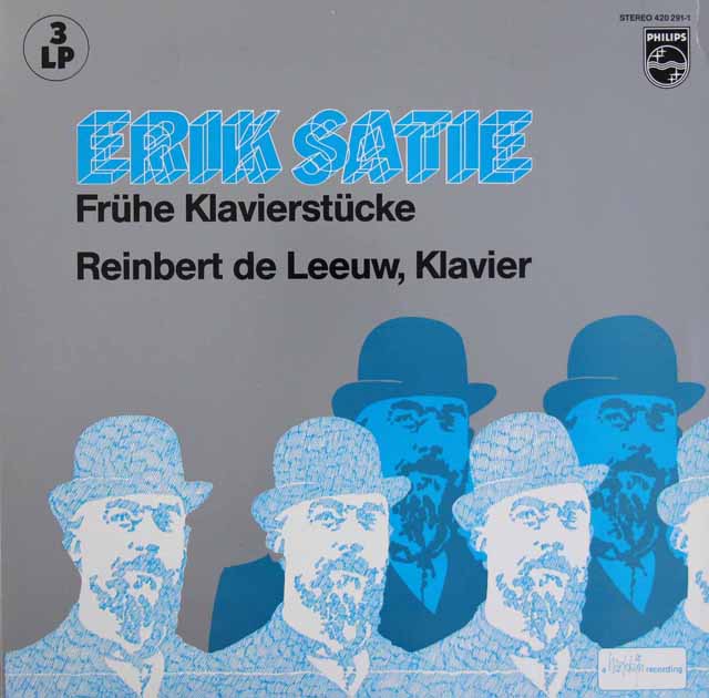 デ・レーウのサティ/初期ピアノ作品集　蘭PHILIPS　3337　LP レコード