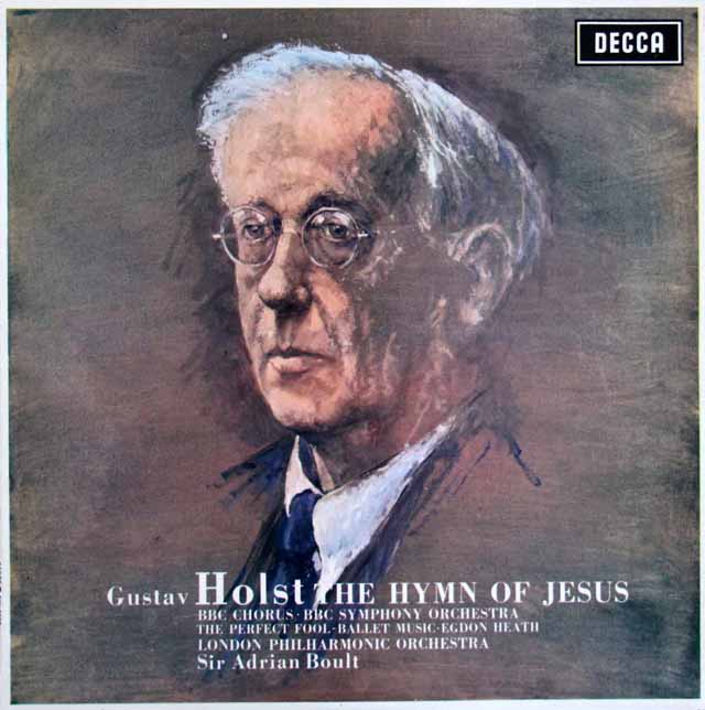 ボールトのホルスト/「イエス賛歌」ほか　英DECCA　3797　LP レコード