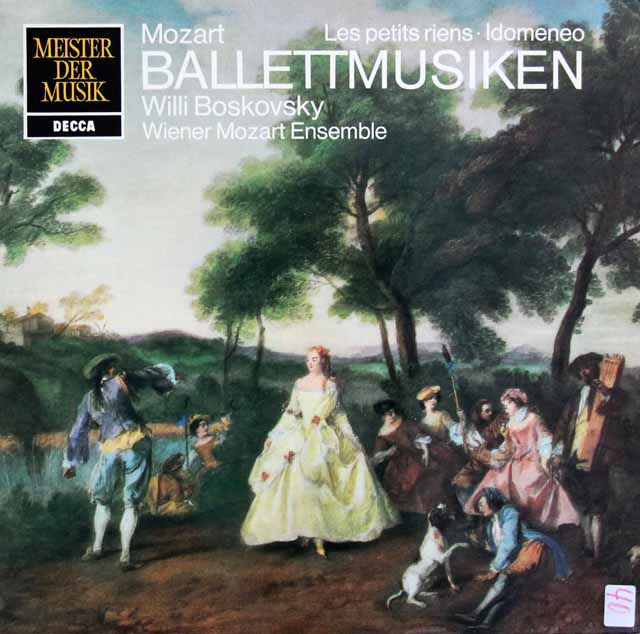 ボスコフスキーのモーツァルト/「レ・プティ・リアン」ほか　独DECCA　3797　LP レコード