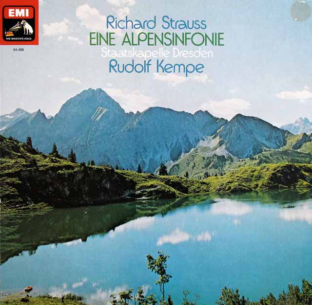 ケンペのR.シュトラウス/アルプス交響曲　独EMI　3797　LP レコード