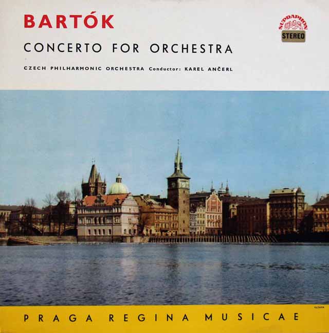 アンチェルのバルトーク/管弦楽のための協奏曲　チェコスロヴァキアSUPRAPHON　3337　LP レコード