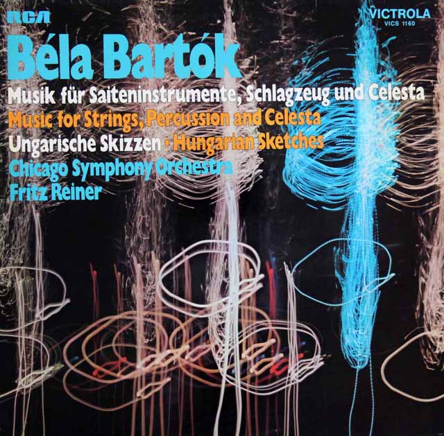 ライナーのバルトーク/弦楽器と打楽器とチェレスタのための音楽ほか　独RCA　3797　LP レコード