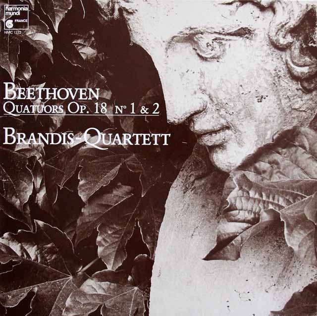 ブランディス四重奏団のベートーヴェン/弦楽四重奏曲第1、2番　仏HM　3797　LP レコード