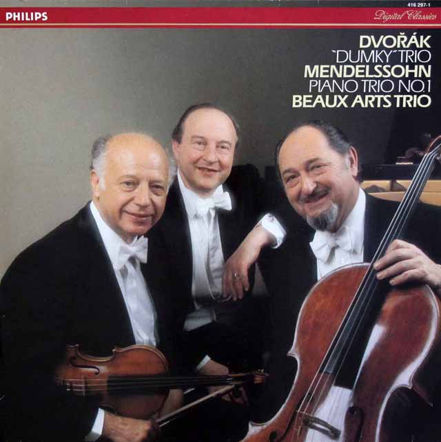 ボザール・トリオのドヴォルザーク/ピアノ三重奏曲第4番「ドゥムキー」ほか　蘭PHILIPS　3338　LP レコード