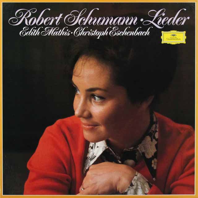 マティス、エッシェンバッハのシューマン/歌曲集　独DGG　3338　LP レコード