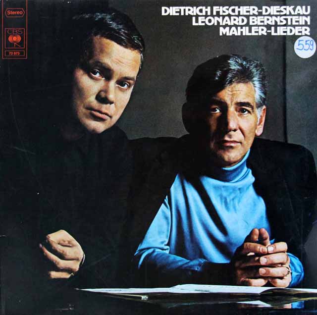 D.F=ディースカウ&バーンスタインのマーラー/歌曲集　独CBS　3339　LP レコード