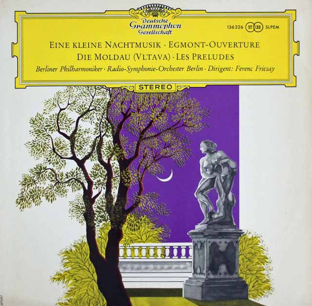【独最初期盤】　フリッチャイのモーツァルト/セレナード第13番「アイネ・クライネ・ナハトムジーク」ほか　独DGG　3796　LP レコード