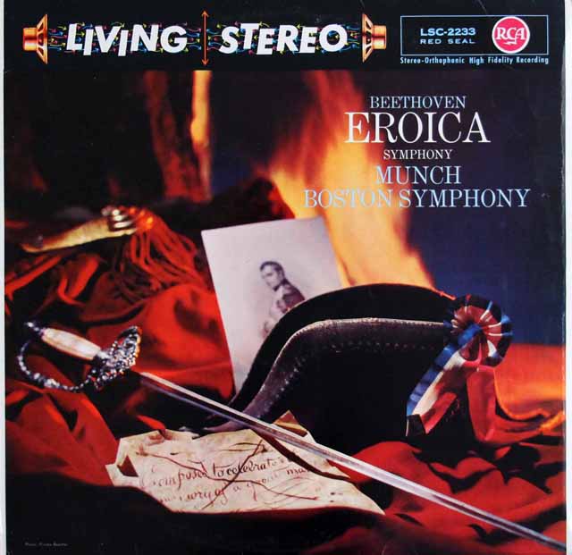 ミュンシュのベートーヴェン/交響曲第3番「英雄」　独RCA　3339　LP レコード