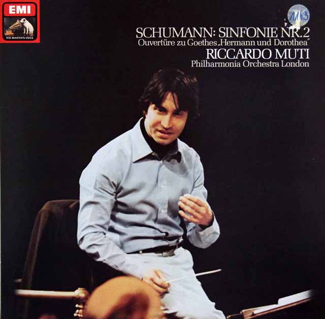 ムーティのシューマン/交響曲第2番ほか　独EMI　3796　LP レコード