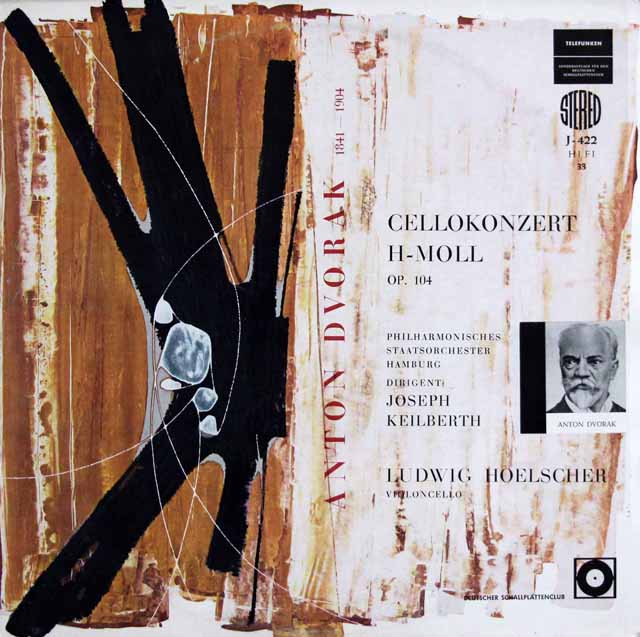 ヘルシャー&カイルベルトのドヴォルザーク/チェロ協奏曲　独TELEFUNKEN　3339　LP レコード
