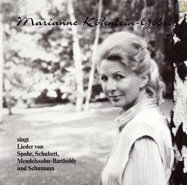 ケーンライン=ゲーベルのメンデルスゾーン/「歌の翼に」ほか歌曲集　独TELDEC　3796　LP レコード