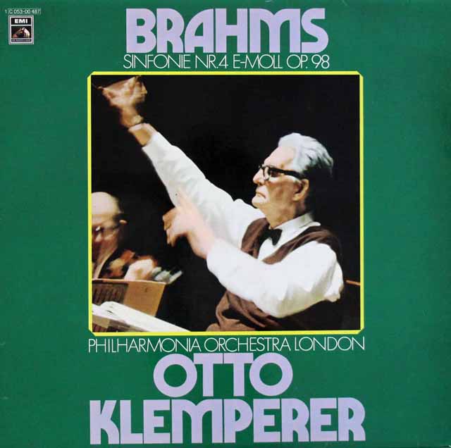 クレンペラーのブラームス/交響曲第4番　独EMI　3340　LP レコード