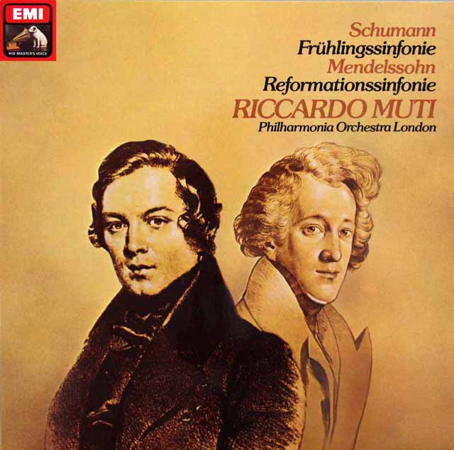 ムーティのシューマン/交響曲第1番「春」ほか　独EMI　3340　LP レコード
