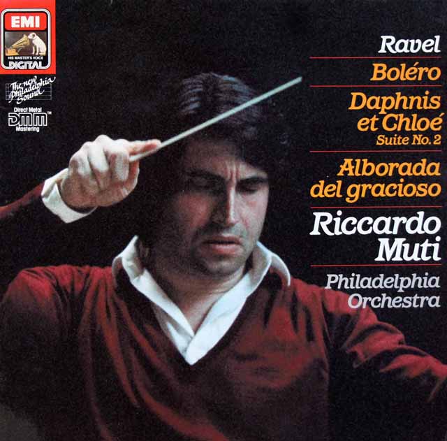 ムーティのラヴェル/「ボレロ」、「ダフニスとクロエ」第2組曲ほか　独EMI　3340　LP レコード