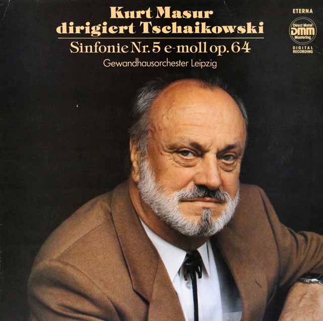マズアのチャイコフスキー/交響曲第5番　東独ETERNA　3340　LP レコード