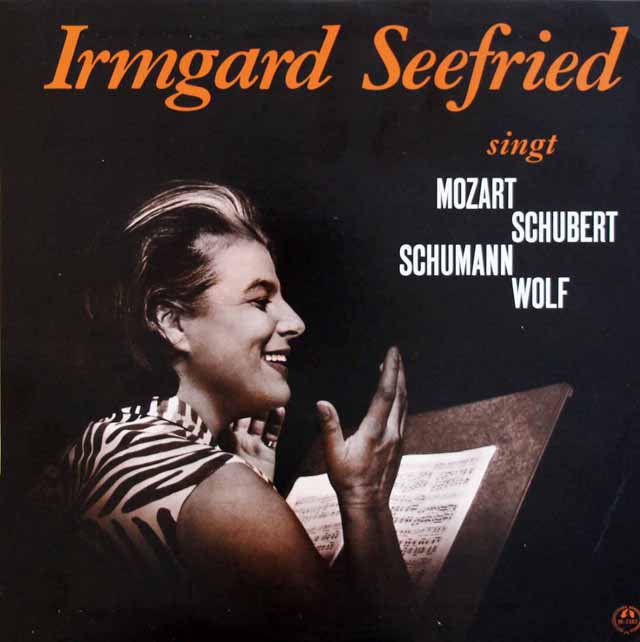 ゼーフリート、クリーンのシューベルト/「ます」、シューマン/「女の愛と生涯」ほか　仏CH　3340　LP レコード