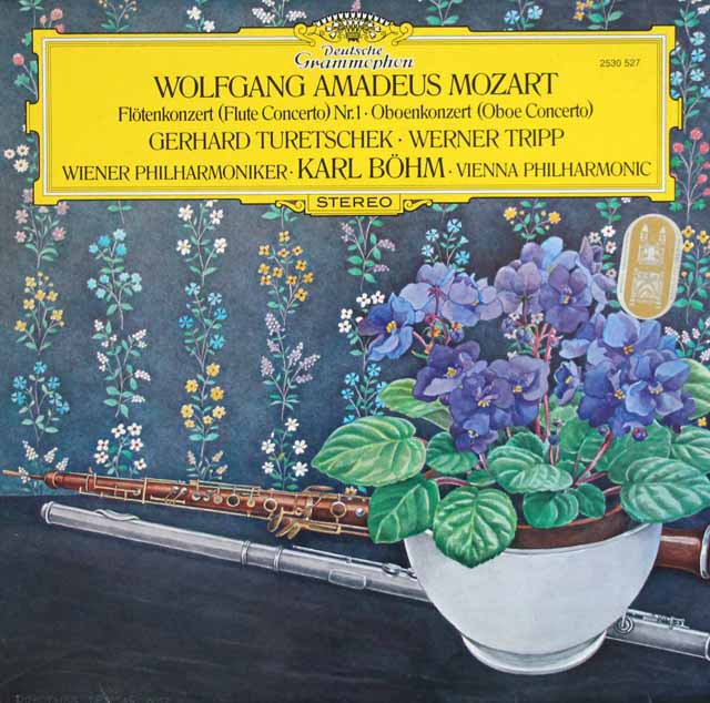 トレチェク、トリップ、ベームのモーツァルト/協奏曲集　独DGG　3796　LP レコード
