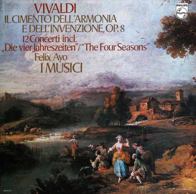 アーヨ、イ・ムジチのヴィヴァルディ/12の協奏曲集「和声と創意の試み」全曲（「四季」を含む）　蘭PHILIPS　3340　LP レコード