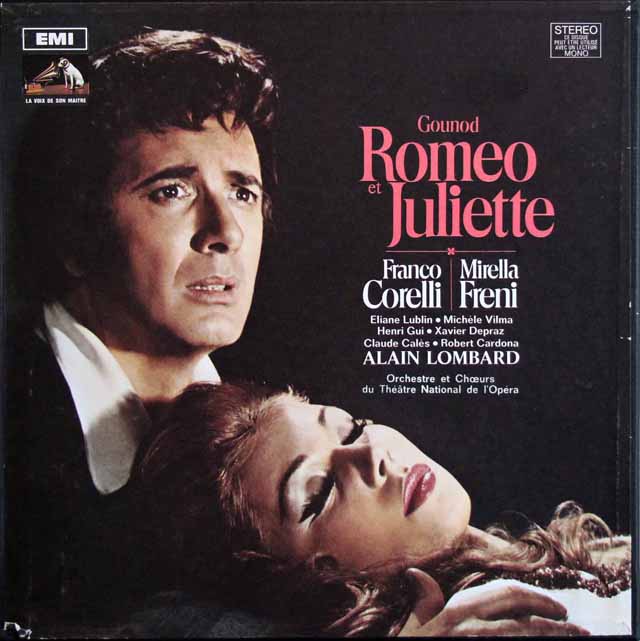 フレーニ、ロンバールのグノー/歌劇「ロメオとジュリエット」　仏EMI　3340　LP レコード