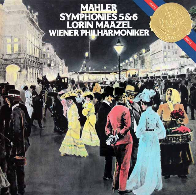 マゼールのマーラー/交響曲第5番、第6番「悲劇的」　蘭CBS　3340　LP レコード
