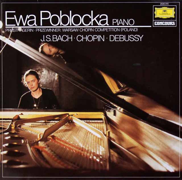 ポブウォツカのバッハ/イタリア風のアリアと変奏ほか　独DGG　3795　LP レコード