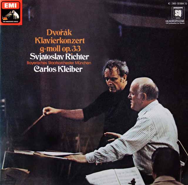 リヒテル、クライバーのドヴォルザーク/ピアノ協奏曲　独EMI　3795　LP レコード