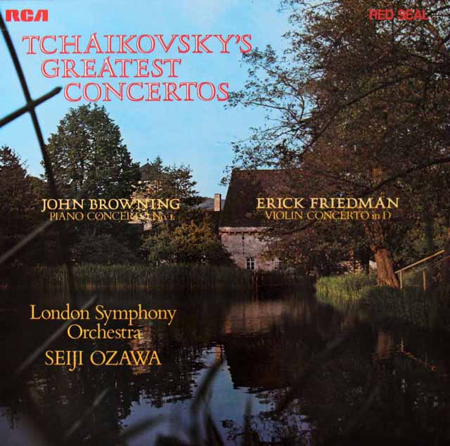 ブラウニング、フリードマン&小澤のチャイコフスキー/協奏曲集　独RCA　3341　LP レコード