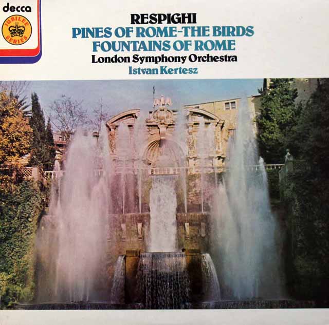 ケルテスのレスピーギ/「ローマの松」ほか 　英DECCA　3341　LP レコード