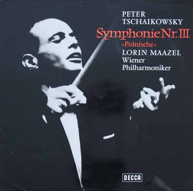 マゼールのチャイコフスキー/交響曲第3番「ポーランド」　独DECCA　3527　LP レコード
