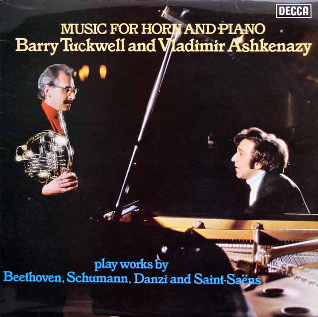 【オリジナル盤】　アシュケナージ、タックウェルのベートーヴェン/ピアノとホルンのためのソナタほか　英DECCA　3401　LP レコード