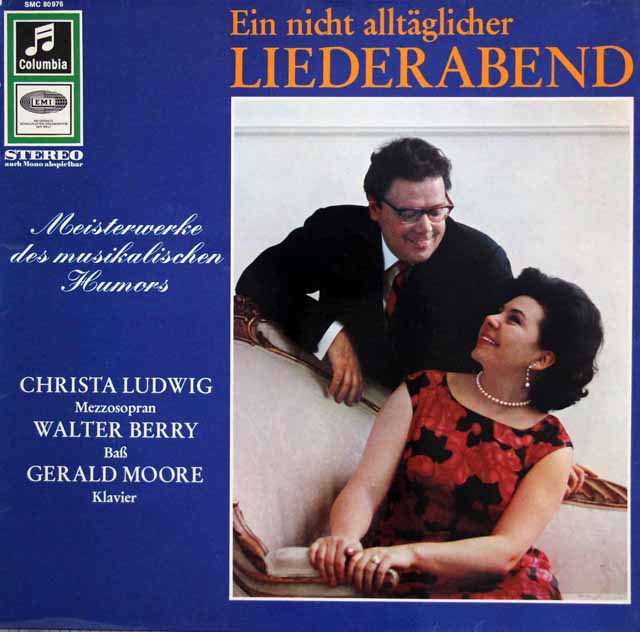 ルートヴィヒ、ベリーのベートーヴェン/「接吻」ほか二重唱曲集　独Columbia　3795　LP レコード