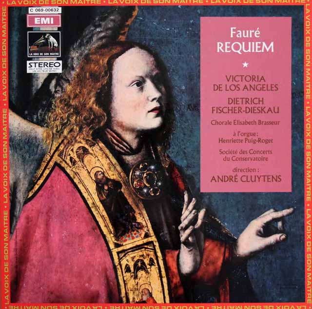 クリュイタンスのフォーレ/「レクイエム」　仏EMI　3401　LP レコード