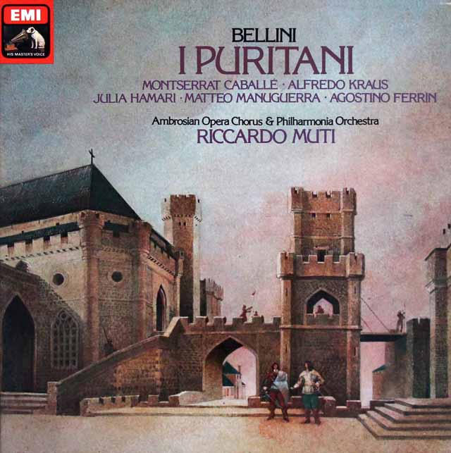 ムーティのベッリーニ/「清教徒」全曲　独EMI　3401　LP レコード