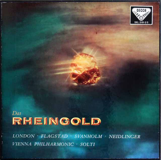 【オリジナル盤】　ショルティのワーグナー/「ラインの黄金」全曲　英DECCA　3401　LP レコード