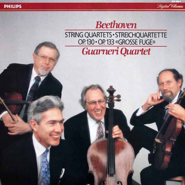 ガルネリ四重奏団のベートーヴェン/弦楽四重奏曲第13番ほか　蘭PHILIPS　3795　LP レコード