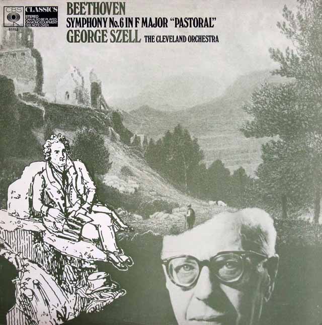 セルのベートーヴェン/交響曲第6番「田園」　英CBS　3402　LP レコード
